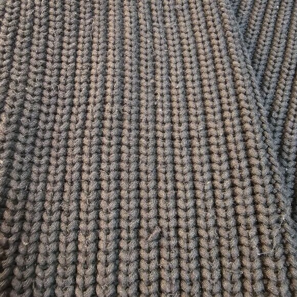 Jenni Kayne Organic Cotton Cocoon Cardigan Sweater Black Ribbed Relaxed XXS - Picture 5 of 12